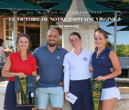 Virginie Kouyoumdjian, joueuse du Golf de Massane, victorieuse du Grand Prix du Luberon 2026