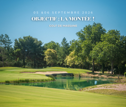 Équipe seniors messieurs du Golf de Massane réunie pour le Championnat de Ligue par équipes.